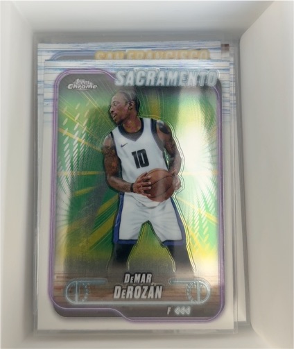 2024-25 Topps Chrome #55 DeMar DeRozan — front