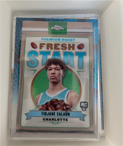 2024-25 Topps Chrome #FS-5 Tidjane Salaün Fresh Start — front
