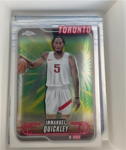 2024-25 Topps Chrome #57 Immanuel Quickley — front