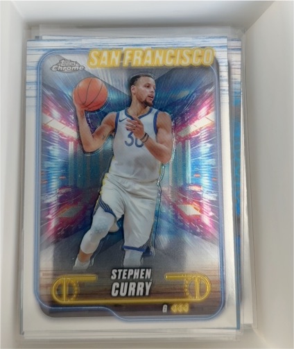 2024-25 Topps Chrome #187 Stephen Curry — front