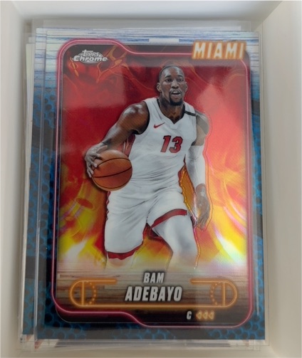 2024-25 Topps Chrome #33 Bam Adebayo — front