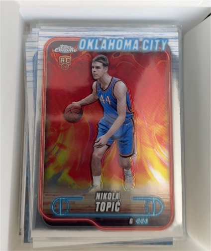 2024-25 Topps Chrome #119 Nikola Topic — front