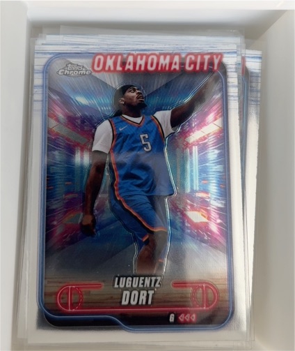 2024-25 Topps Chrome #74 Luguentz Dort — front