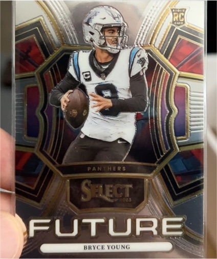 2023 Panini Select #FUT-BYO Bryce Young Future Insert RC Carolina Panthers — front