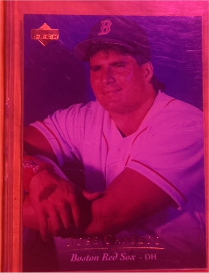 1990 Upper Deck #1 Jose Canseco — front