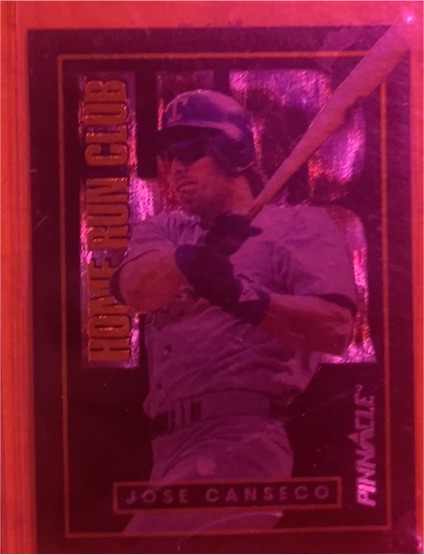 1993 Pinnacle Home Run Club #10 Jose Canseco — front