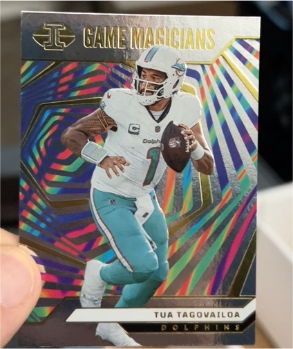 2024 Panini Illusions Game Magicians #7 Tua Tagovailoa — front