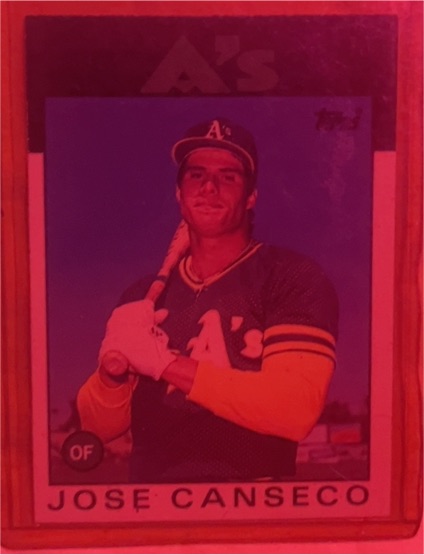 1986 Topps Traded #20T Jose Canseco — front