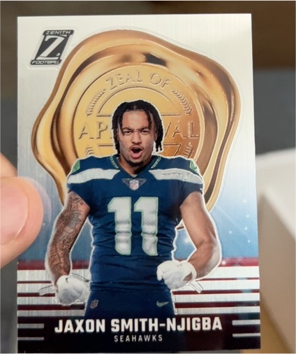 2023 Panini Zenith #29 Jaxon Smith-Njigba Zeal of Approval — front