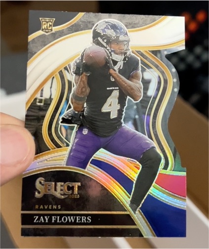 2023 Panini Select #201 Zay Flowers — front
