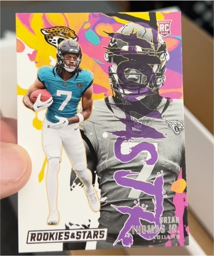 2024 Panini Rookies & Stars Rookie Exclusive #RE-BTJ Brian Thomas Jr. — front