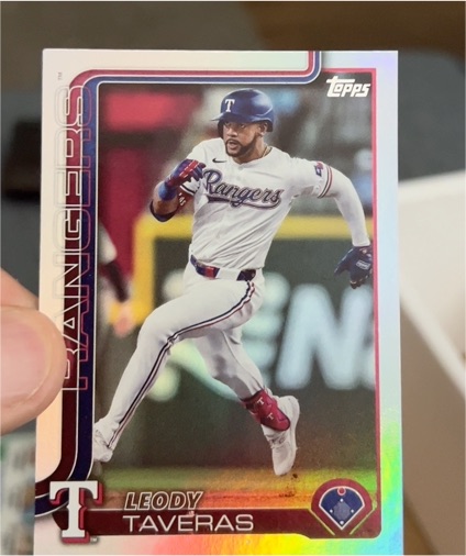 2025 Topps #TBD Leody Taveras — front
