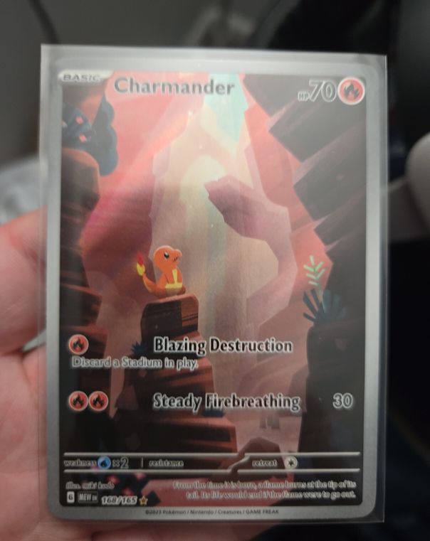 2023 Pokémon Scarlet & Violet 151 #168 Charmander Illustration Rare — front