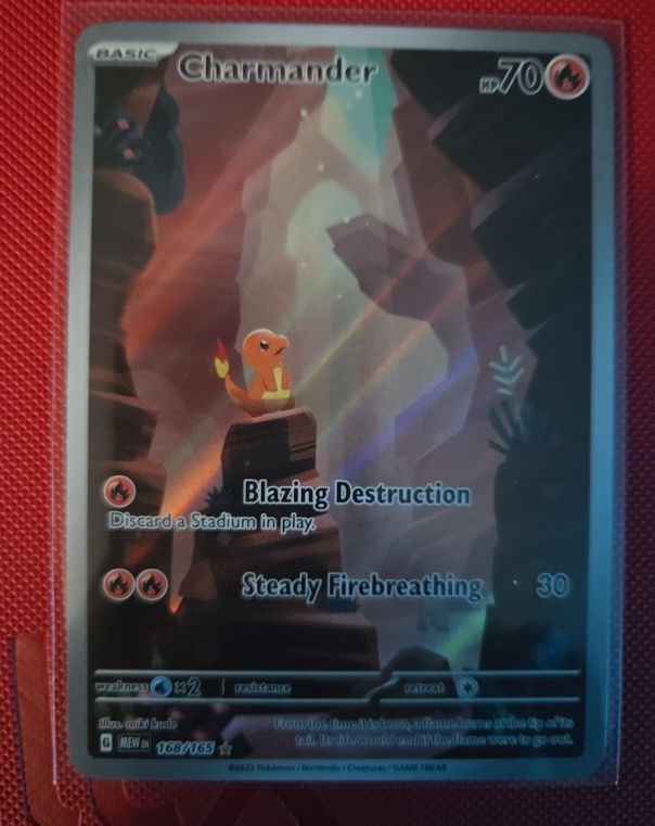 2023 Pokémon Scarlet & Violet 151 #168/165 Charmander Illustration Rare — front