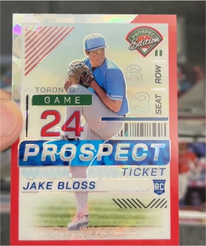 2024 Panini Prospect Edition #186 Jake Bloss — front