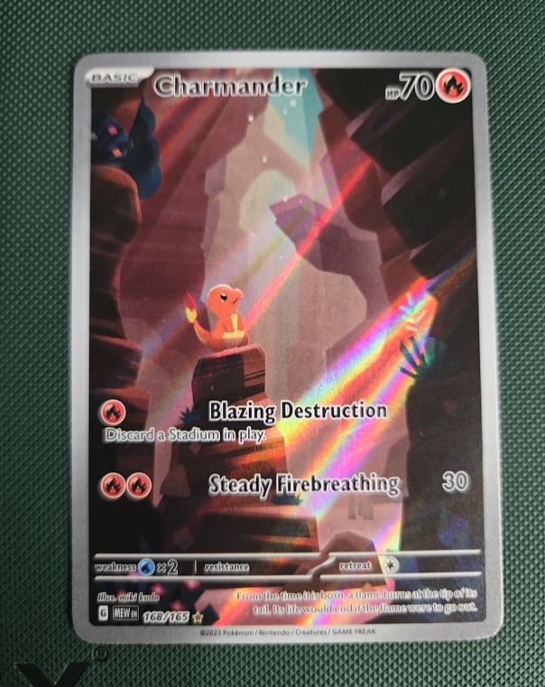 2023 Pokémon Scarlet & Violet 151 #168/165 Charmander Illustration Rare — front