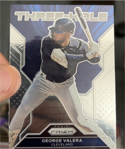 2023 Panini Prizm #TH19 George Valera Three-Hole — front