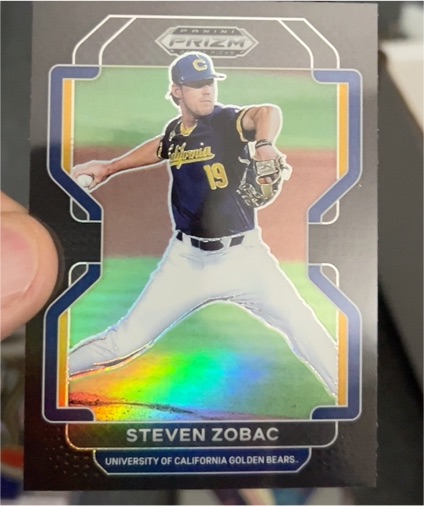 2022 Panini Prizm Draft Picks #PDP115 Steven Zobac — front