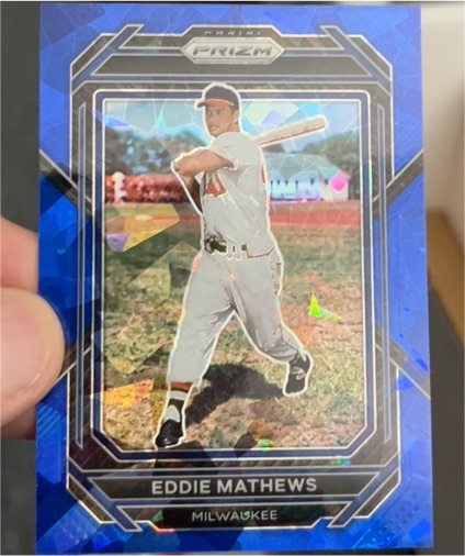 2023 Panini Prizm #280 Eddie Mathews — front