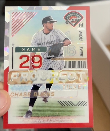 2024 Panini Prospect Edition #43 Chase Burns — front