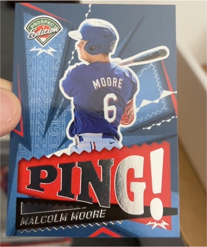 2024 Panini Prospect Edition #6 Malcolm Moore Ping! — front