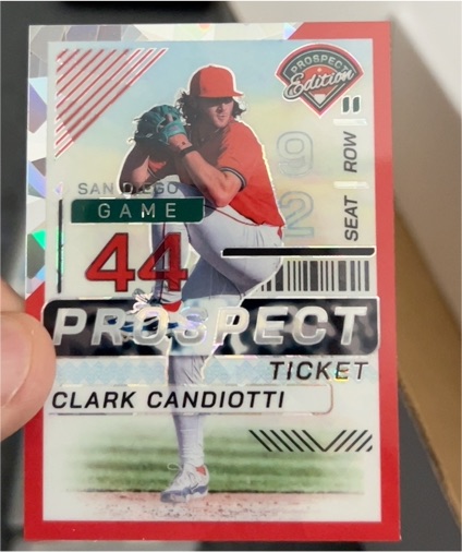 2024 Panini Prospect Edition #44 Clark Candiotti — front