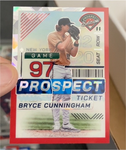 2024 Panini Prospect Edition #97 Bryce Cunningham — front
