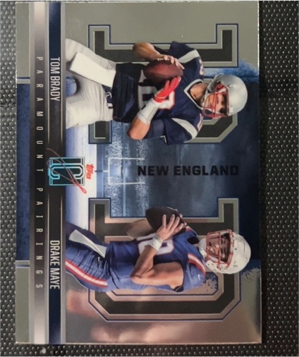 2024 Topps Signature Class Paramount Pairings #PP-1 Tom Brady/Drake Maye — front