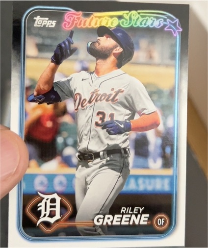 2024 Topps Series 1 Future Stars #274 Riley Greene — front