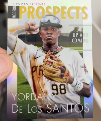 2023 Bowman Modern Prospects #MP-15 Yordany De Los Santos — front