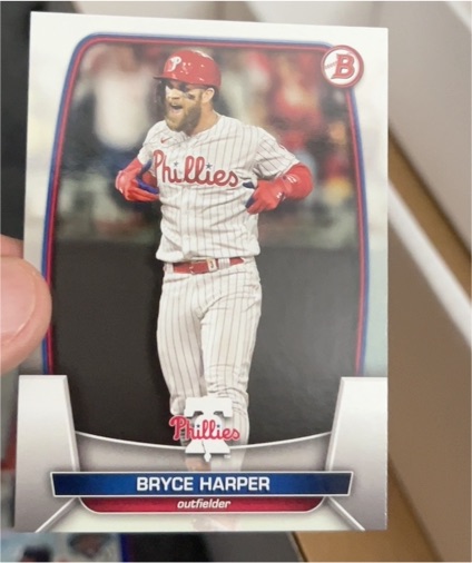 2023 Bowman #24 Bryce Harper — front