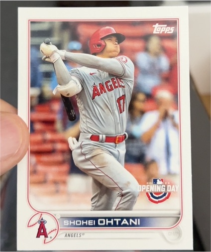 2022 Topps Opening Day #1 Shohei Ohtani — front