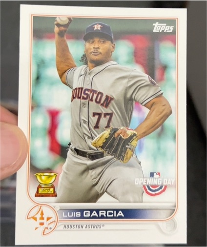 2022 Topps Opening Day #118 Luis Garcia — front