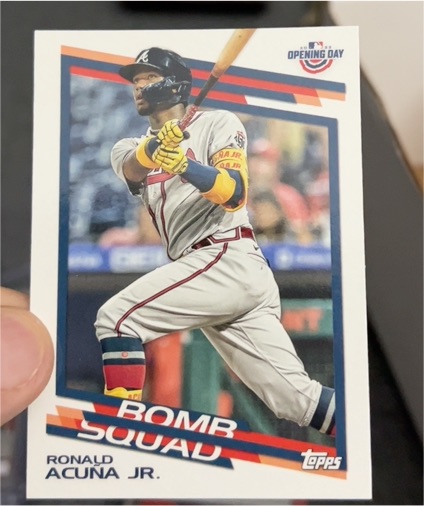 2022 Topps Opening Day Bomb Squad #BS-13 Ronald Acuna Jr. — front