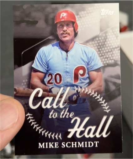 2025 Topps Series 1 #CTH-19 Mike Schmidt Call to the Hall — front