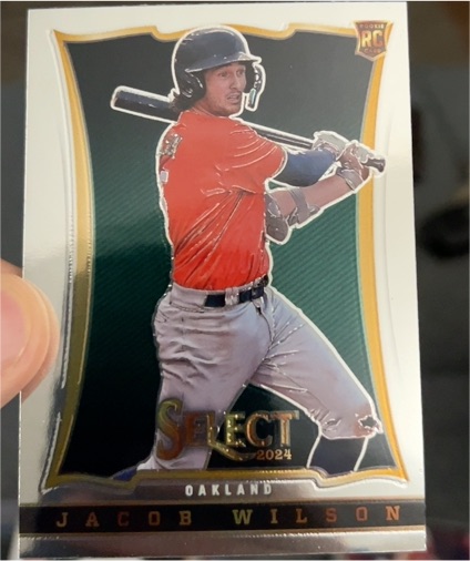 2024 Panini Select #19 Jacob Wilson — front