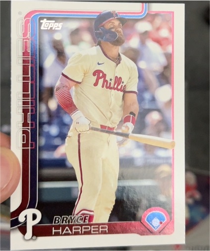 2025 Topps Series 1 #250 Bryce Harper — front