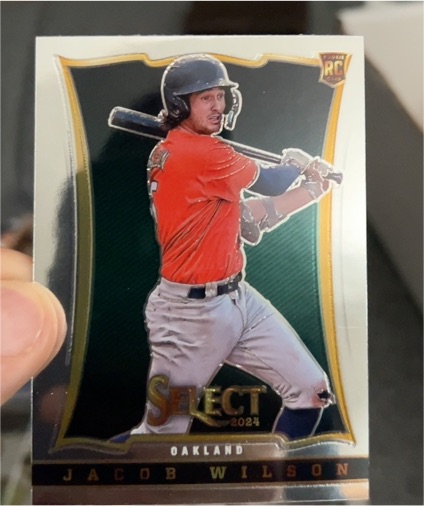 2024 Panini Select #19 Jacob Wilson — front