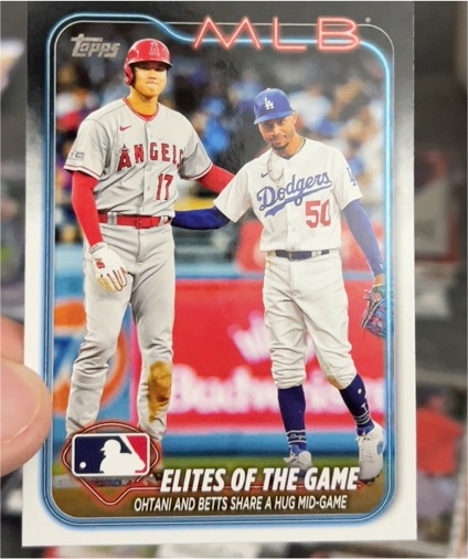2024 Topps Series 1 #138 Elites of the Game Shohei Ohtani Mookie Betts — front