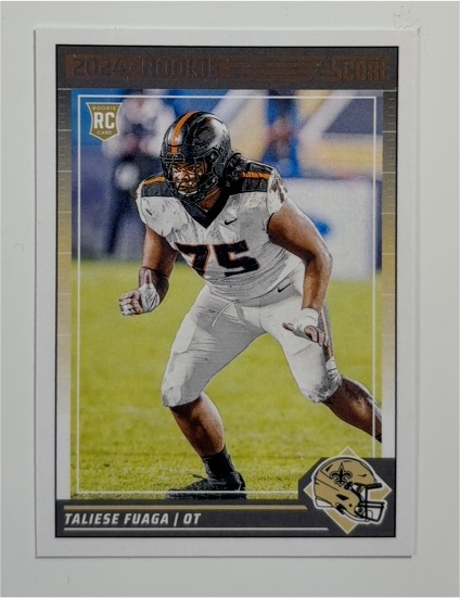 2024 Panini Score #313 Taliese Fuaga — front