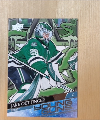 2024-25 Upper Deck Series 2 Young Guns Renewed #246 Jake Oettinger — front