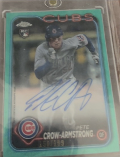 2024 Topps Chrome Rookie Autographs #RA-PC Pete Crow-Armstrong — front
