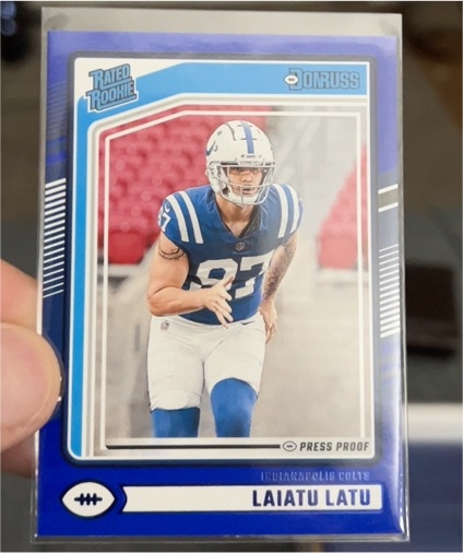 2024 Donruss #311 Laiatu Latu — front