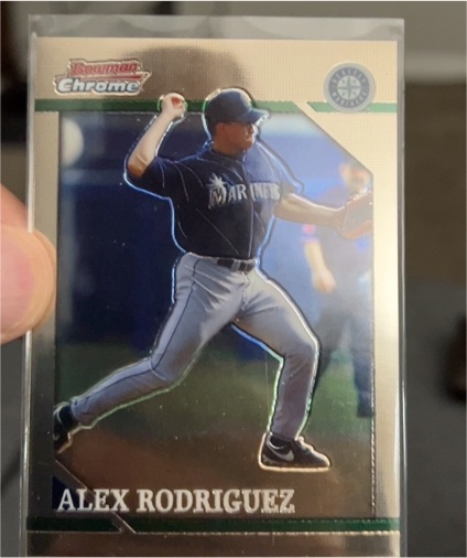 2005 Bowman Chrome #96-AR Alex Rodriguez — front