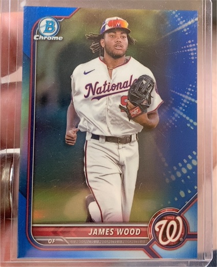 2022 Bowman Chrome Draft #BDC-171 James Wood — front
