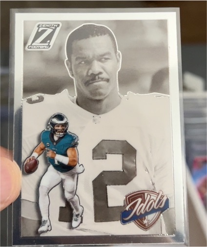 2024 Panini Zenith Idols #2 Randall Cunningham, Jalen Hurts — front