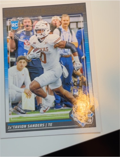 2024 Panini Score #351 Ja'Tavion Sanders Rookie Card — front