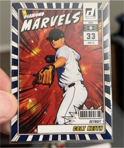 2025 Panini Donruss #10 Colt Keith Diamond Marvels — front