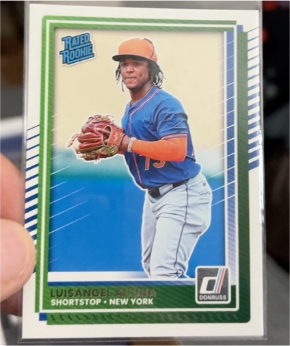 2025 Donruss #1 Luisangel Acuna — front