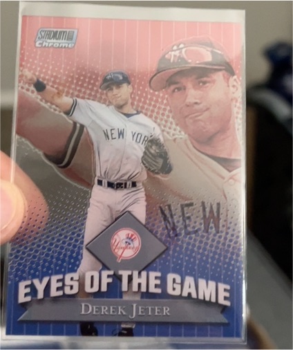 2000 Topps Stadium Club Chrome Eyes of the Game #EG6 Derek Jeter — front